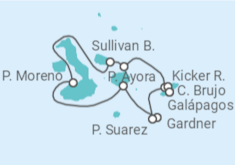 Itinerario del Crucero Islas Galápagos II - Silversea