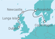 Itinerario del Crucero Desde Dublín (Irlanda del Norte) a Copenhague (Dinamarca) - Silversea
