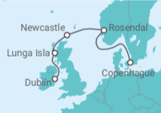 Itinerario del Crucero Escocia y Noruega - Silversea