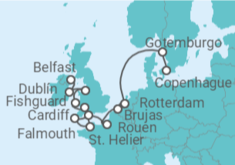 Itinerario del Crucero Norte de Europa - Silversea