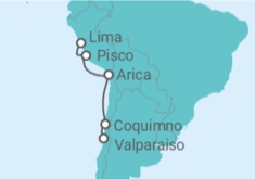 Itinerario del Crucero Perú y Chile - Silversea