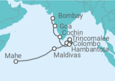 Itinerario del Crucero Maldivas, Sri Lanka e India - Silversea