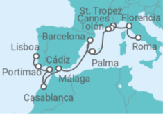 Itinerario del Crucero Fado y diversión en Lisboa - Regent Seven Seas