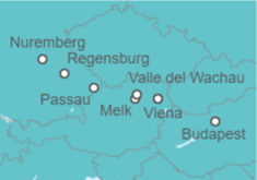 Itinerario del Crucero Alemania, Austria, Hungría - AmaWaterways