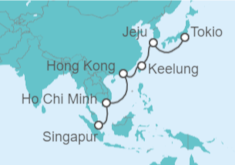 Itinerario del Crucero De Singapur a Tokyo - Royal Caribbean