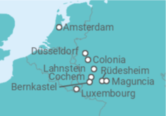 Itinerario del Crucero Desde Ámsterdam (Holanda) a París - AmaWaterways