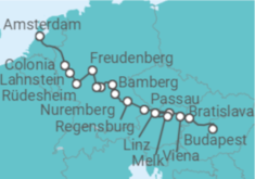 Itinerario del Crucero Austria, Alemania - AmaWaterways