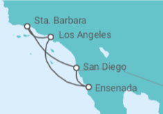 Itinerario del Crucero Inaugural Costa del Pacífico - Virgin Voyages