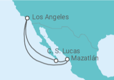 Itinerario del Crucero California y México - Virgin Voyages