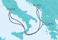 Itinerario del Crucero Montenegro, Grecia - Princess Cruises