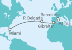 Itinerario del Crucero Pasaje de Europa Occidental - Princess Cruises