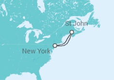 Itinerario del Crucero Estados Unidos  - Oceania Cruises
