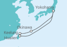 Itinerario del Crucero Circunnavegación de Japón - Cunard