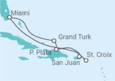 Itinerario del Crucero Islas Turcas y St. Croix - Virgin Voyages