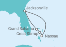 Itinerario del Crucero Bahamas: Great Stirrup Cay y Nasáu - NCL Norwegian Cruise Line