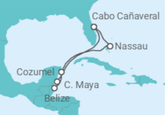 Itinerario del Crucero Belice, México, Bahamas - MSC Cruceros