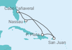 Itinerario del Crucero Bahamas, Puerto Rico, Estados Unidos - MSC Cruceros