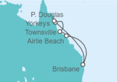 Itinerario del Crucero Australia - Princess Cruises