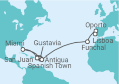 Itinerario del Crucero Desde Puerto Rico a Lisboa - Explora Journeys