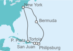 Itinerario del Crucero San Juan, República Dominicana y St. Maarten - NCL Norwegian Cruise Line