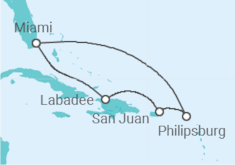 Itinerario del Crucero Saint Maarten y Puerto Rico - Royal Caribbean