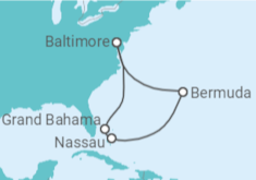 Itinerario del Crucero Bermudas, Bahamas - Royal Caribbean