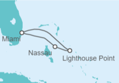 Itinerario del Crucero Nassau y Lighthouse Point - Disney Cruise Line