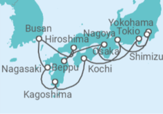 Itinerario del Crucero Centrarse en Japón - Oceania Cruises