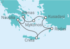 Itinerario del Crucero Grecia y Turquía - Silversea