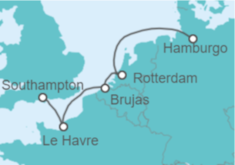 Itinerario del Crucero Holanda, Bélgica, Francia - MSC Cruceros