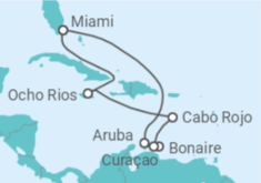 Itinerario del Crucero Aruba, Curaçao, Jamaica - MSC Cruceros