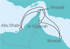 Itinerario del Crucero Arabia icónica - Celestyal Cruises