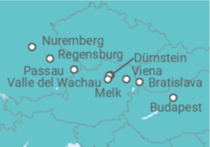 Itinerario del Crucero Desde Budapest (Hungría) a Nuremberg (Alemania) - AmaWaterways