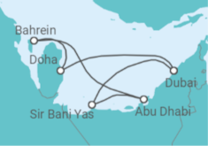 Itinerario del Crucero Desierto asombroso 2025 - Celestyal Cruises