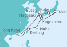 Itinerario del Crucero Taiwán, Japón, Corea Del Sur - Costa Cruceros