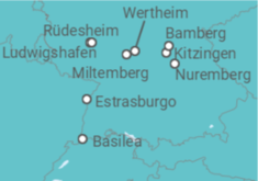 Itinerario del Crucero Desde Basilea (Suiza) a Nuremberg (Alemania) - AmaWaterways