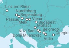 Itinerario del Crucero Desde Nuremberg (Alemania) a Giurgiu (Rumanía) - Riverside