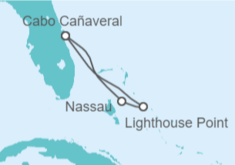 Itinerario del Crucero Nassau y Lighthouse Point - Disney Cruise Line