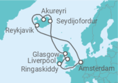 Itinerario del Crucero Islandia e Irlanda - Royal Caribbean