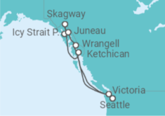 Itinerario del Crucero Alaska - Oceania Cruises