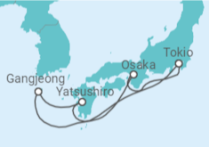 Itinerario del Crucero Japón, Corea del Sur - MSC Cruceros