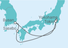 Itinerario del Crucero Corea Del Sur, Japón - MSC Cruceros