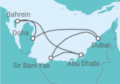 Itinerario del Crucero Desierto asombroso 2026 - Celestyal Cruises