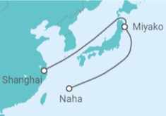 Itinerario del Crucero Japón, China - MSC Cruceros