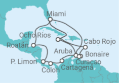 Itinerario del Crucero Jamaica, Colombia, Panamá, Costa Rica - MSC Cruceros