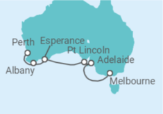 Itinerario del Crucero Australia - Silversea