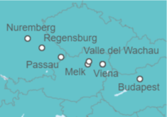 Itinerario del Crucero Desde Nuremberg (Alemania) a Budapest (Hungría) - AmaWaterways