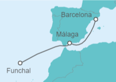 Itinerario del Crucero España - MSC Cruceros