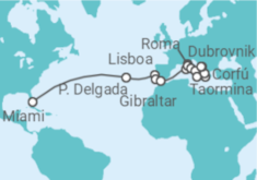 Itinerario del Crucero Desde Miami a Dubrovnik - Seabourn