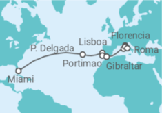 Itinerario del Crucero Desde Miami a Roma - Seabourn